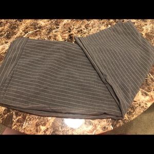 Lane Bryant Pinstriped Ankle Dress Pants